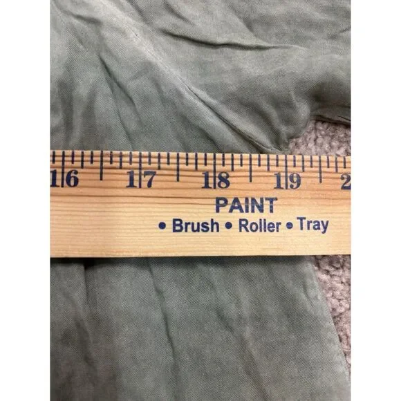 Belle France Green Lace Tunic Top Woman's Sz L Whimsy Goth Fairy Knit Italy - Picture 7 of 12